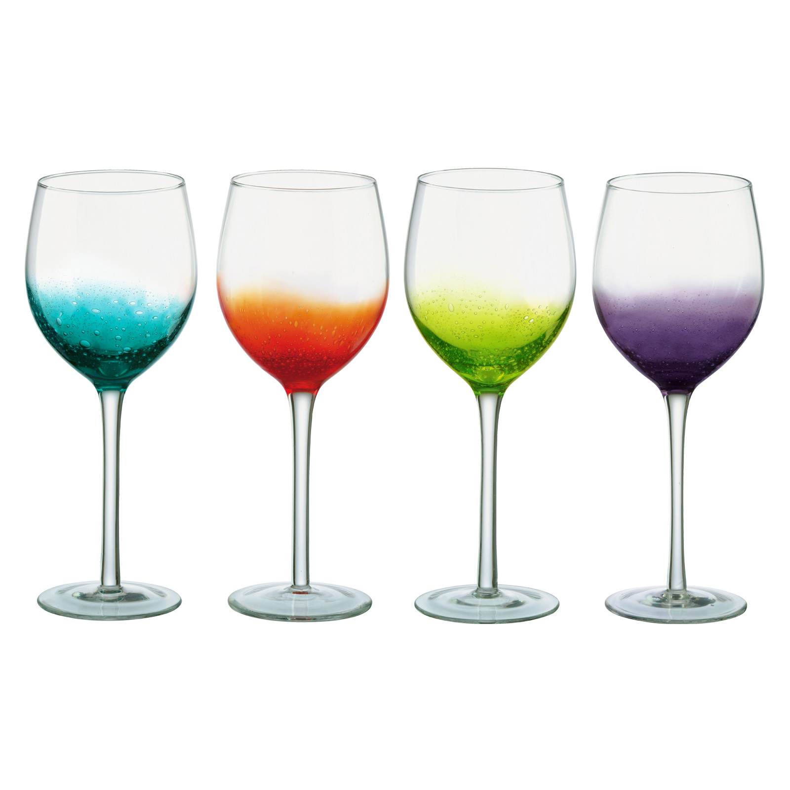 Purple Anton Studio Designs Set of 6 Loire Wine Glass